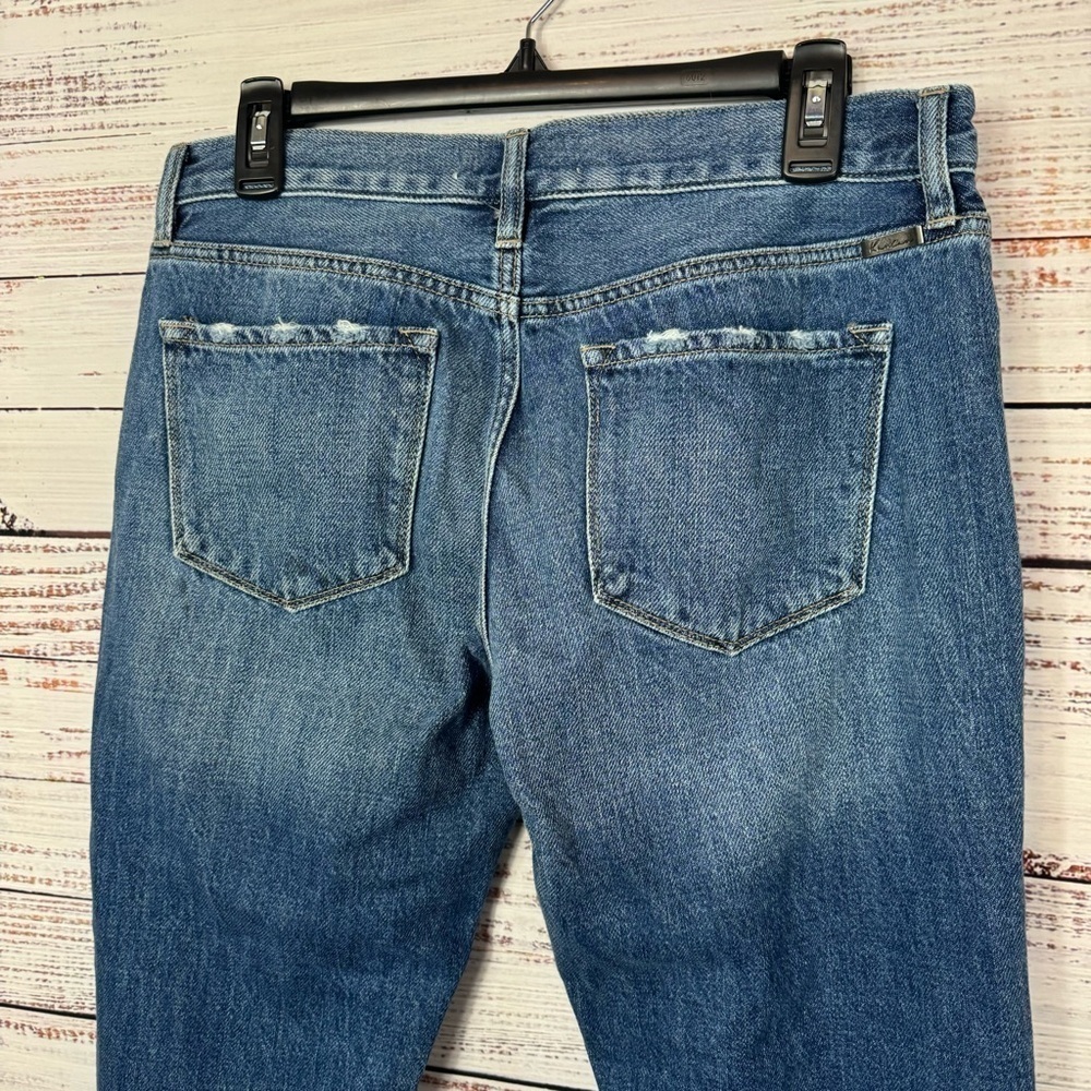 KanCan jeans ripped cuffed boyfriend size 9 stretchy causal jeans - Picture 4 of 8